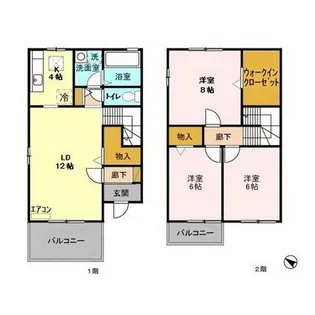 スペラーレ【1階】の間取り