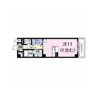 ドミール西大路【2階】の間取り