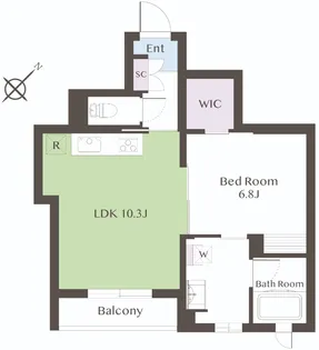 タマハイツ【1階】の間取り