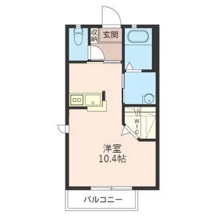 ウィステリアD【2階】の間取り