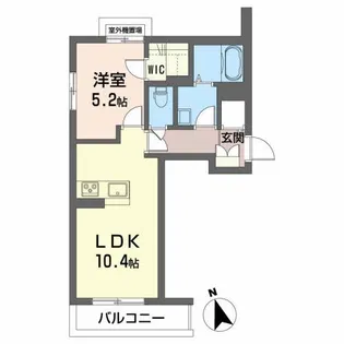 シャーメゾン イーフィールド【3階】の間取り
