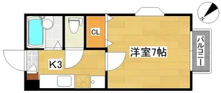 グリーンハイツ【2階】の間取り