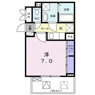 ヴィラージ 櫻【2階】の間取り