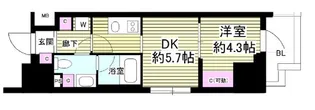 ミリアレジデンス根岸柳通り【9階】の間取り
