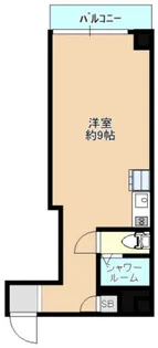 ピースシャトー舟入【5階】の間取り