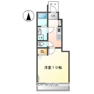 ラルーチェA【1階】の間取り
