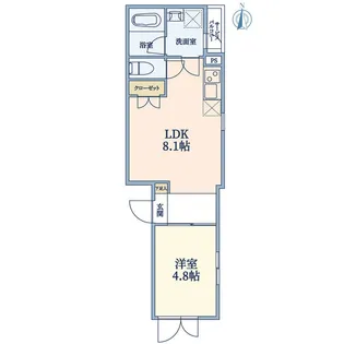 J-ARC上野入谷【3階】の間取り