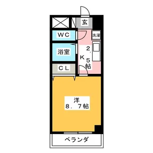 ルミエール青山III【6階】の間取り
