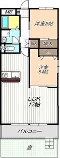 第2光ハイツ【1階】の間取り