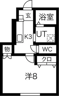 グランドパレス御所橋II【1階】の間取り