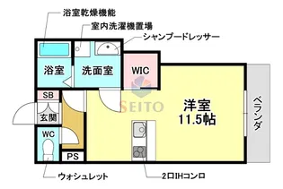 ソレイユ曽根西【1階】の間取り