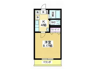 グランシャリオ【2階】の間取り