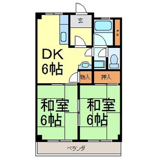 メゾン横須賀【2階】の間取り