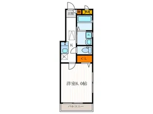 アスント百万遍【2階】の間取り