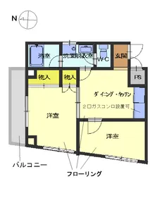 霜島ビル【3階】の間取り