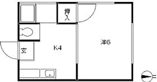 吉村荘【1階】の間取り
