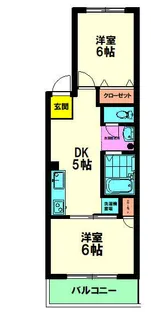藤和高田馬場コープ【2階】の間取り