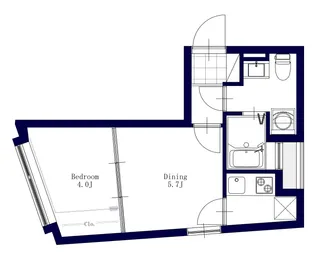 ファータ・ディ・ルーチェ中目黒【3階】の間取り