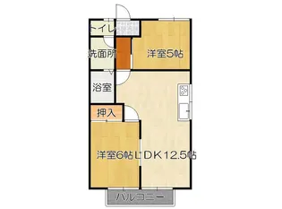フレグランス伊東【1階】の間取り