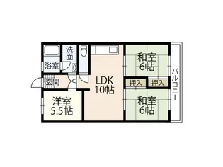 森田ビル【4階】の間取り