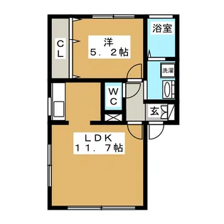 サンパティークII【2階】の間取り