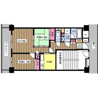 アクトピア北赤羽五番館【5階】の間取り