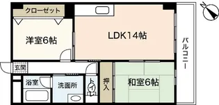 YASUDA BLD7【6階】の間取り