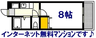メゾンソレイユ【2階】の間取り