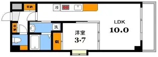 リブネ横川【4階】の間取り