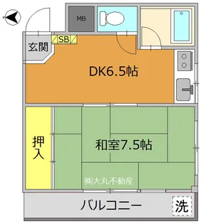 吉田ハイツ【3階】の間取り