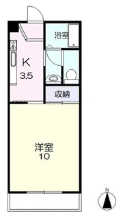 ベルホワイト【1階】の間取り