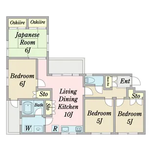 4LDKの間取り画像