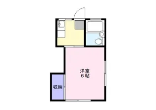 万町田口ハイツ【1階】の間取り