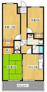 蔵王アイビーコート A棟【1階】の間取り