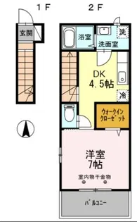 サンクレスト【2階】の間取り