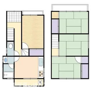 大阪府枚方市津田東町2【一戸建】の間取り