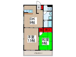 3 セピア II【2階】の間取り