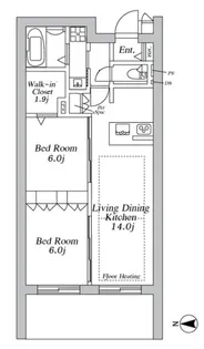 M’s Court国分寺【3階】の間取り