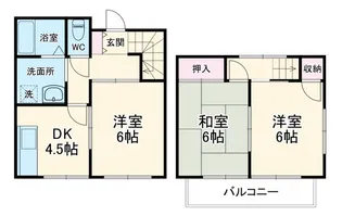 埼玉県さいたま市浦和区木崎2【一戸建】の間取り