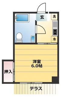 西が丘レヂデンス【1階】の間取り