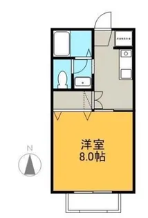 アルバビエント B【2階】の間取り