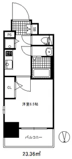 アドバンス神戸マーレ【4階】の間取り