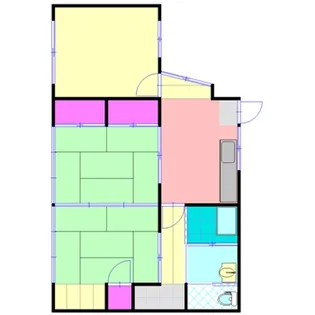 山口県山口市大内千坊1【一戸建】の間取り