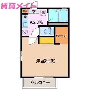 フェアリーランド A棟【1階】の間取り