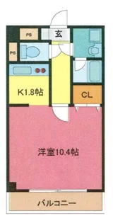 埼玉県さいたま市浦和区東岸町【マンション】の間取り