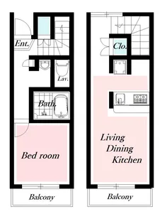 1LDKの間取り画像