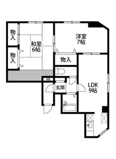 カナンパレス天神【3階】の間取り