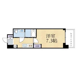 兵庫県神戸市兵庫区西出町【マンション】の間取り