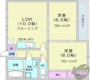 ファミールYOU【2階】の間取り