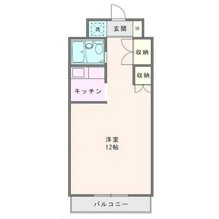 板戸ビューハイツ【3階】の間取り